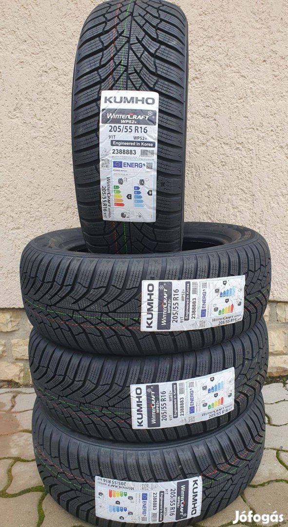 Kumho 205/55r16 téli gumi