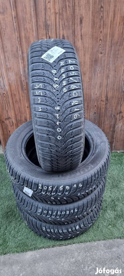 Kumho 205/60 R16 5,5mm 2019-es Téli Gumiabroncs 4db #400