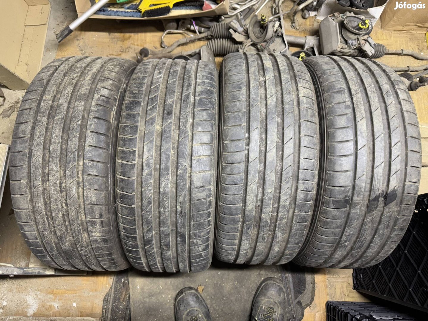 Kumho 225/45 r17 nyári gumi garnitúra eladó 2020