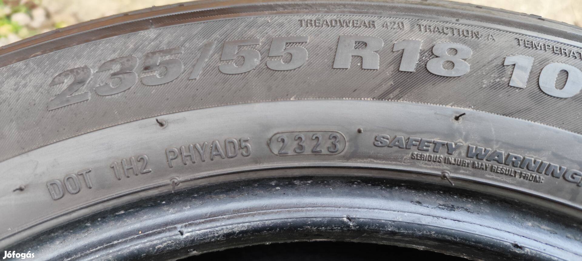 Kumho 235/55R18 nyárigumi szett