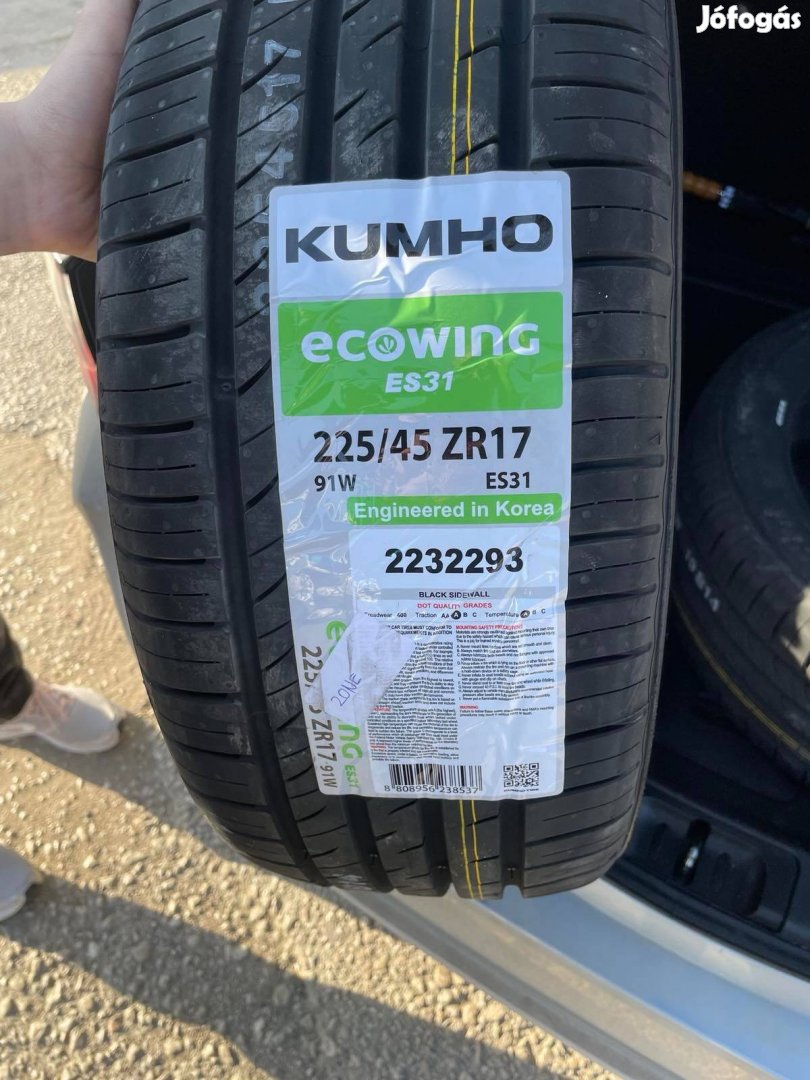 Kumho Ecowing Es31 225/45 ZR17 gumiabroncs