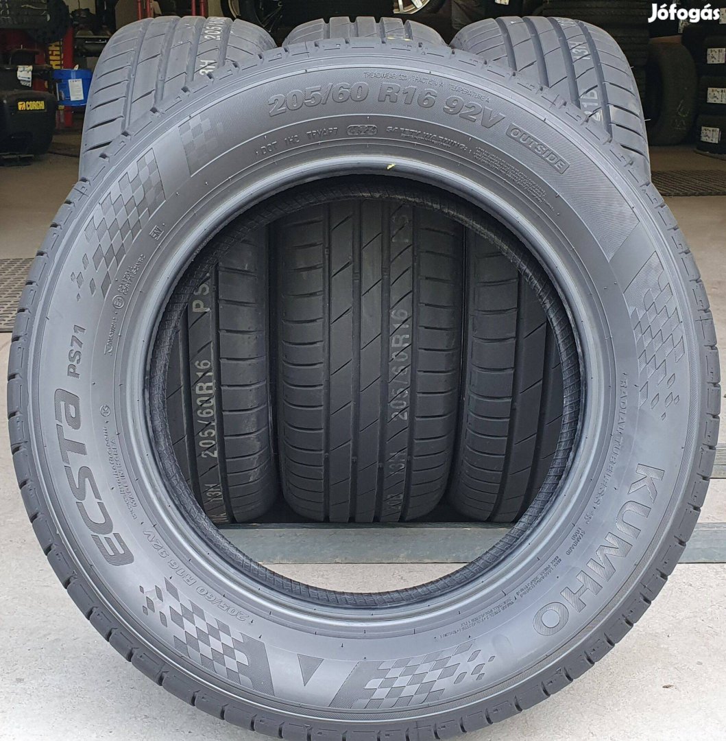 Kumho Ecsta PS71 205/60 R16 Új/Demó nyári gumi 4db 2024. /G392