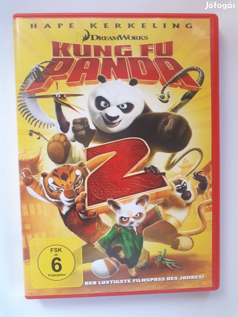 Kung Fu Panda 2. angol és német nyelvű DVD (posta 510 Ft)