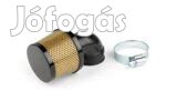 Kúpos légszűrő rácsos D.28 - 35mm egyenes fekete
