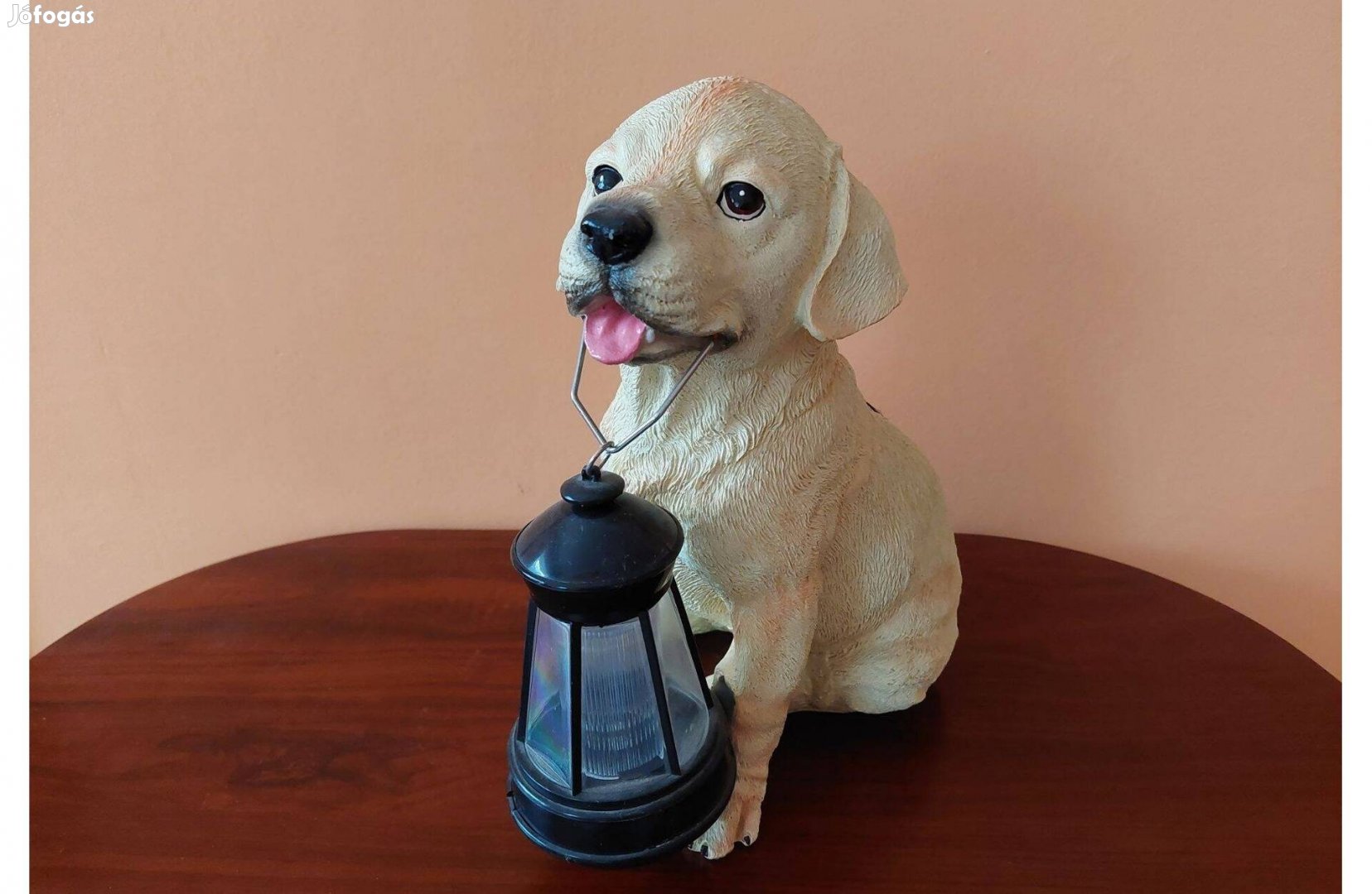 Kutya dekoráció Új, solar, kerti kültéri napelemes dekorációs lámpa Bu