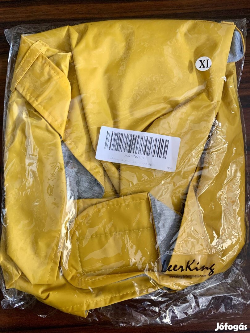 Kutya esőkabát sárga XL Amazon