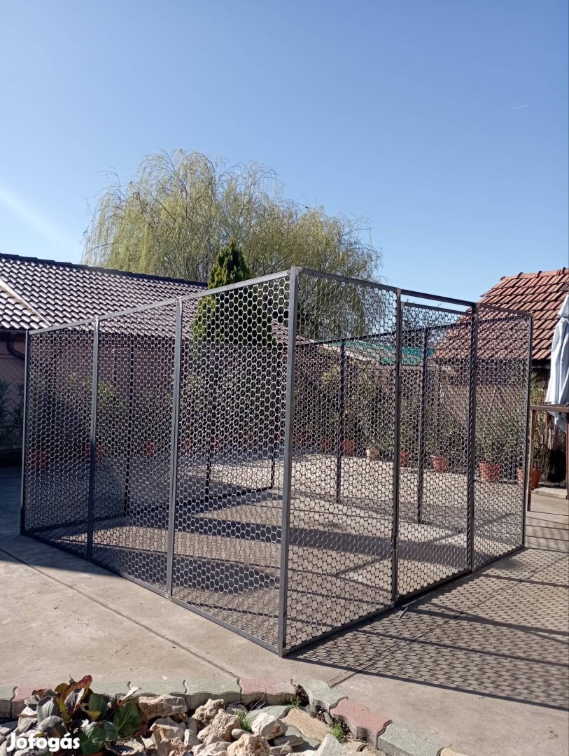 Kutya kennel lemezből (3*3m)