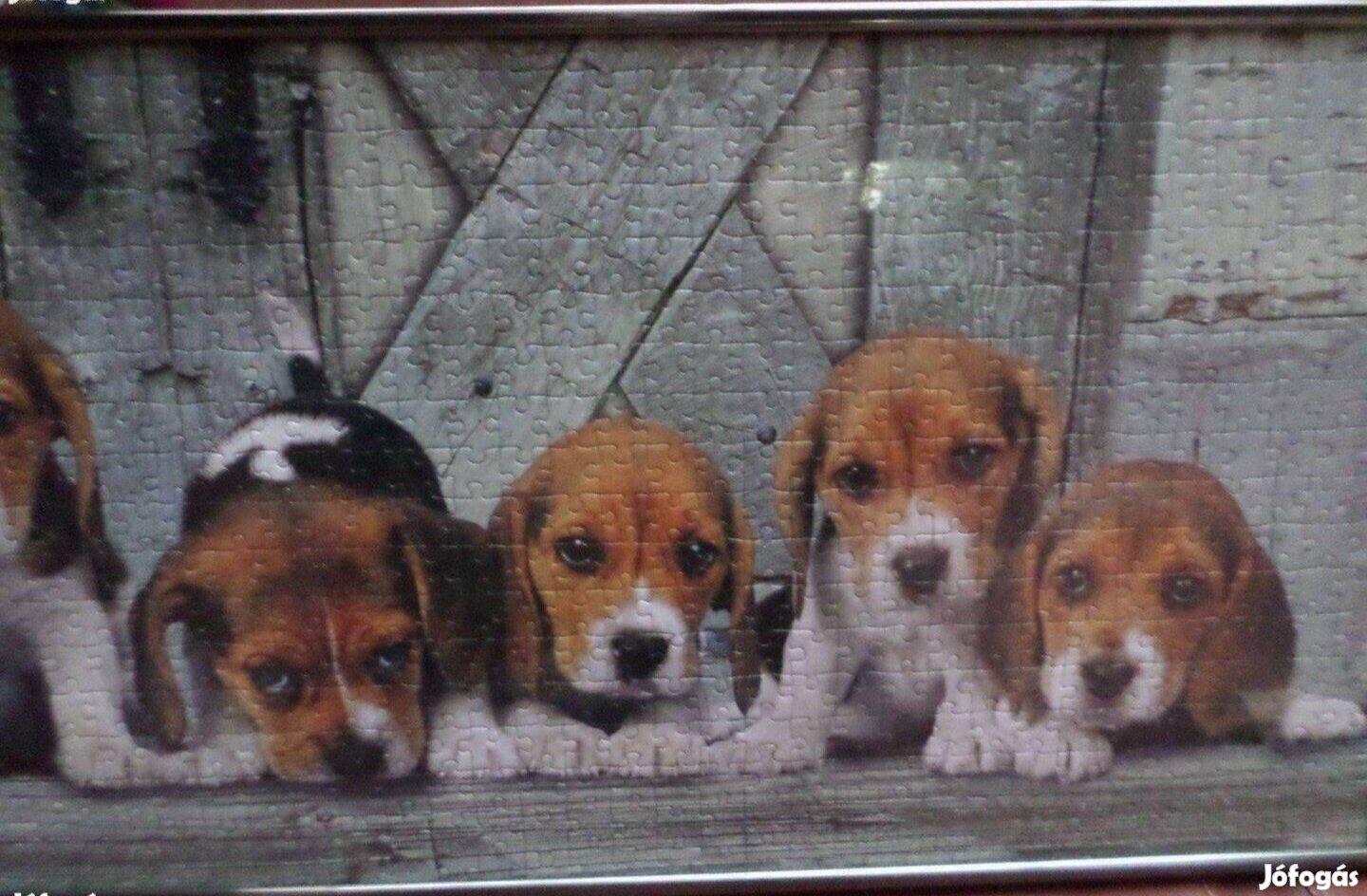 Kutya puzzle kép modern Új nagy méret