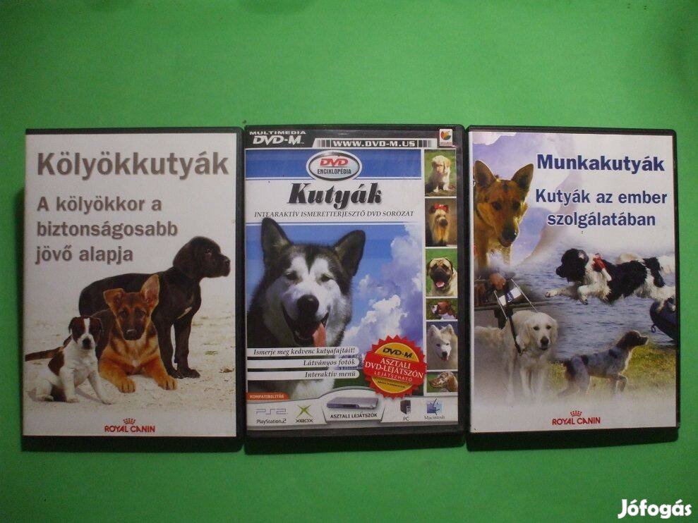 Kutyafajták, kölyökkutyák, munkakutyák DVD