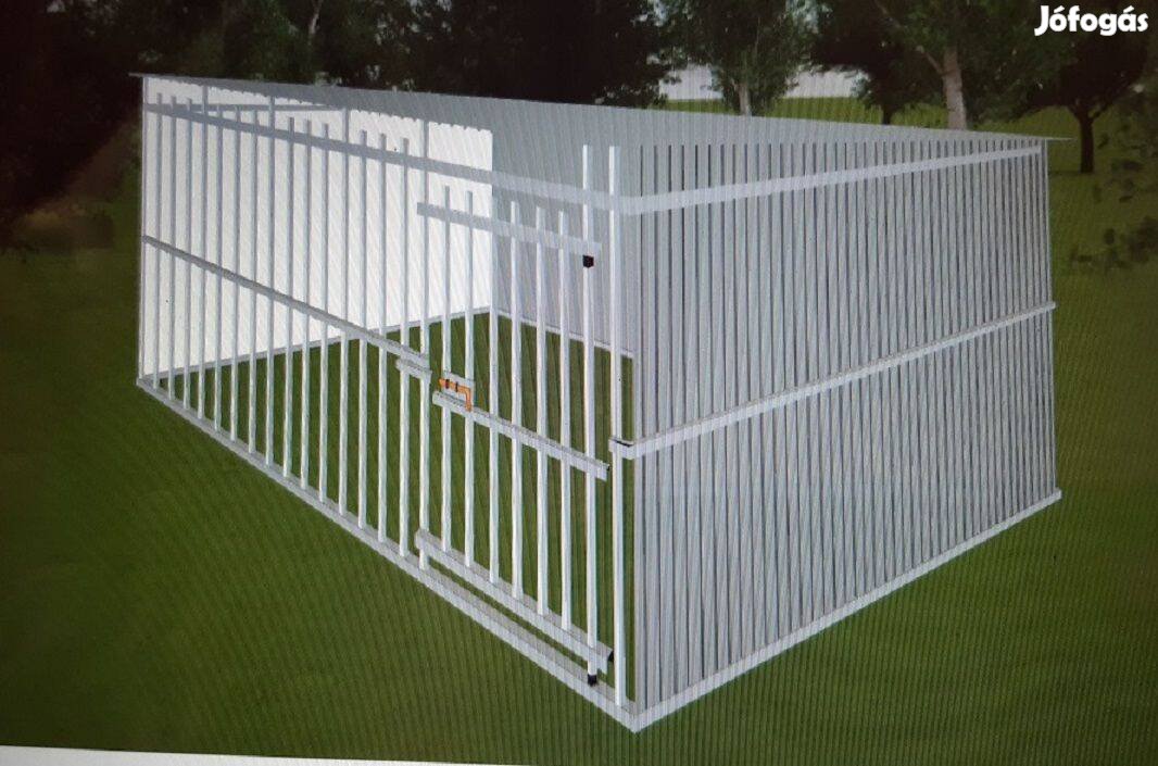 Kutyakennel KL Tervezhető, 3ol/ 3 x 2 m, HZ, ingyenes szállítással, sz