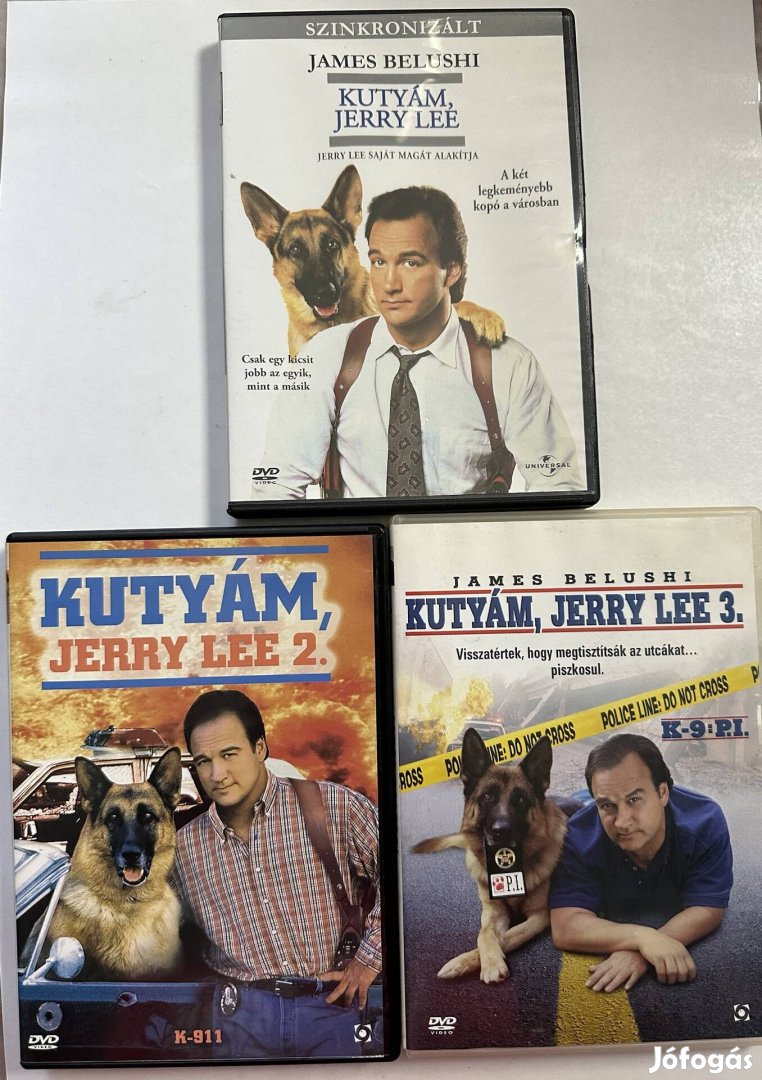 Kutyám Jerry Lee 1,2,3rész dvd