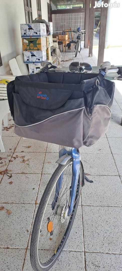 Kutyaszállító kerékpáros táska biciklis szállító