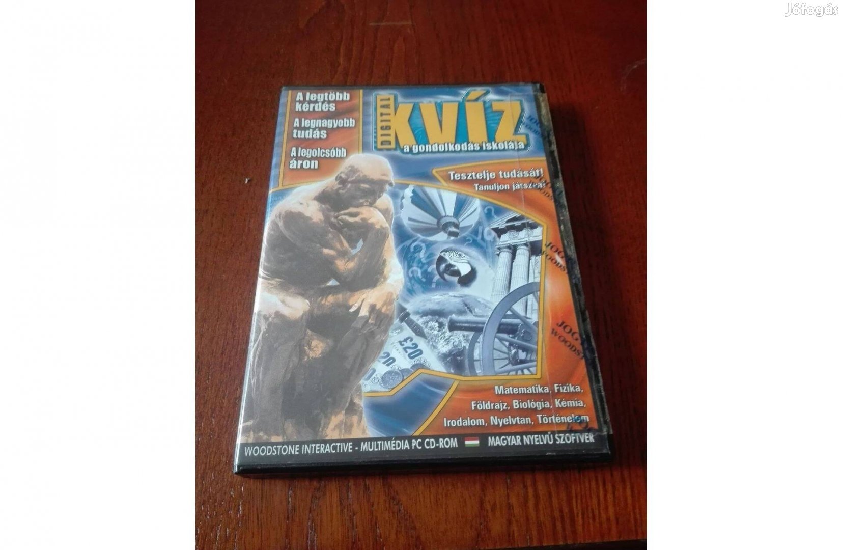 Kvíz a gondolkodás iskolája - PC CD-ROM, használt