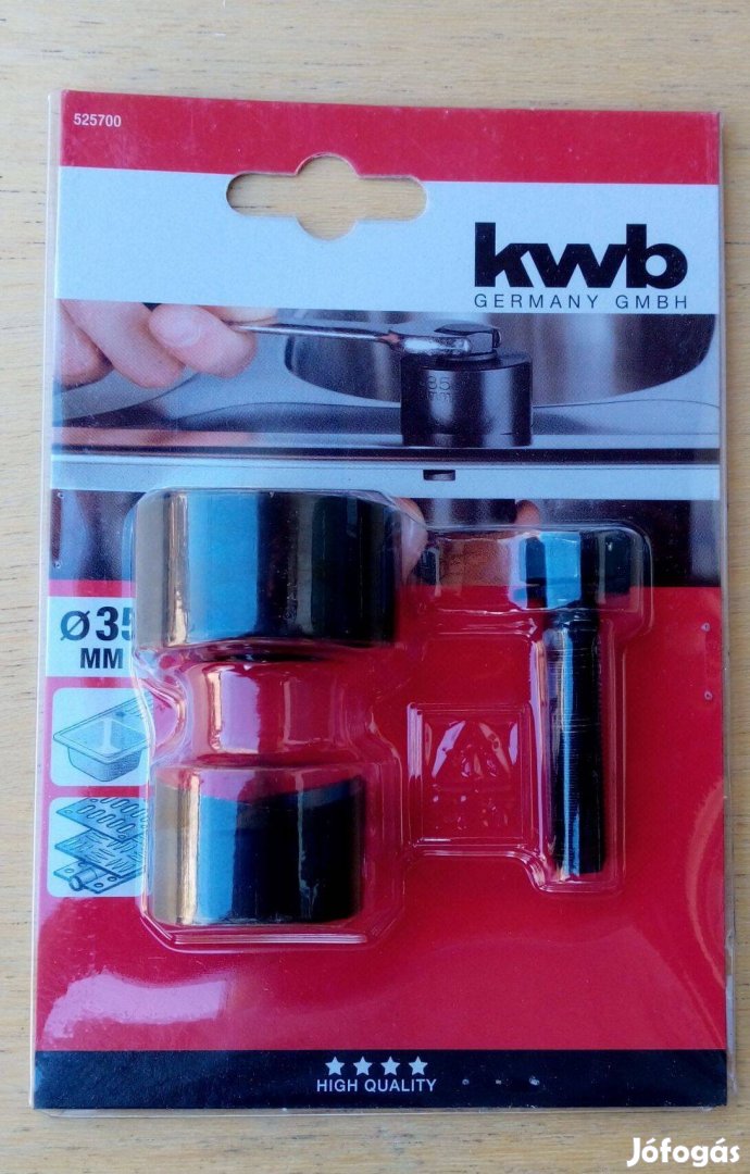Kwb Profi inox, lemez acél lyukasztó 35mm, Kwb 525700