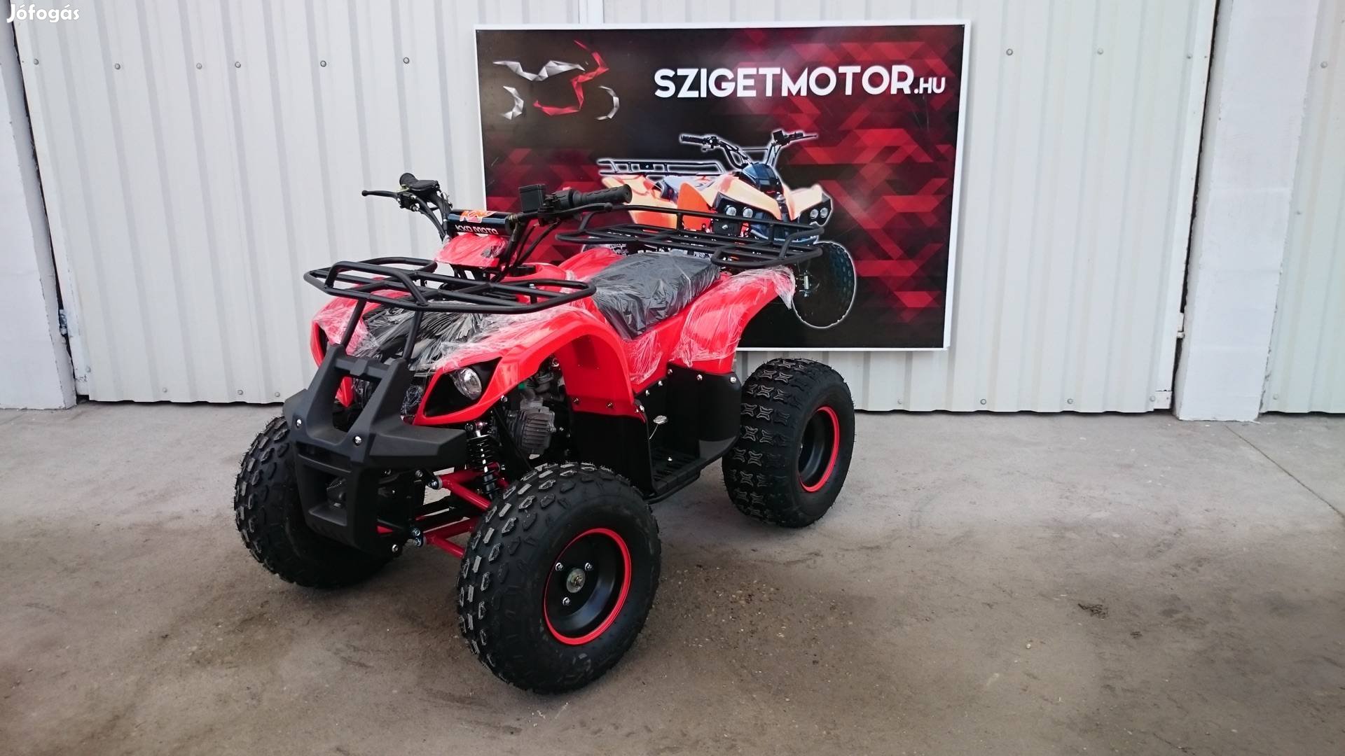 Kxd 006-7" 125ccm piros gyerek gyermek quad cross Sziget Motor!