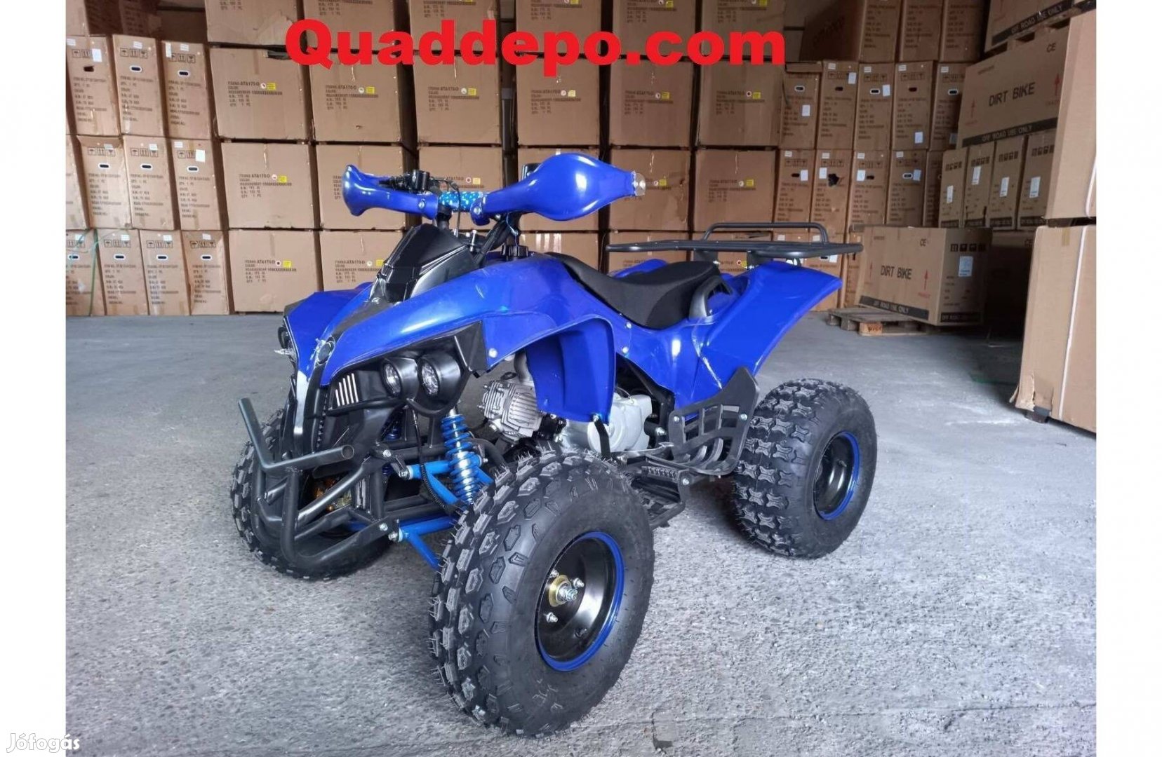 Kxd 008 gyerek quad 125cc blue color