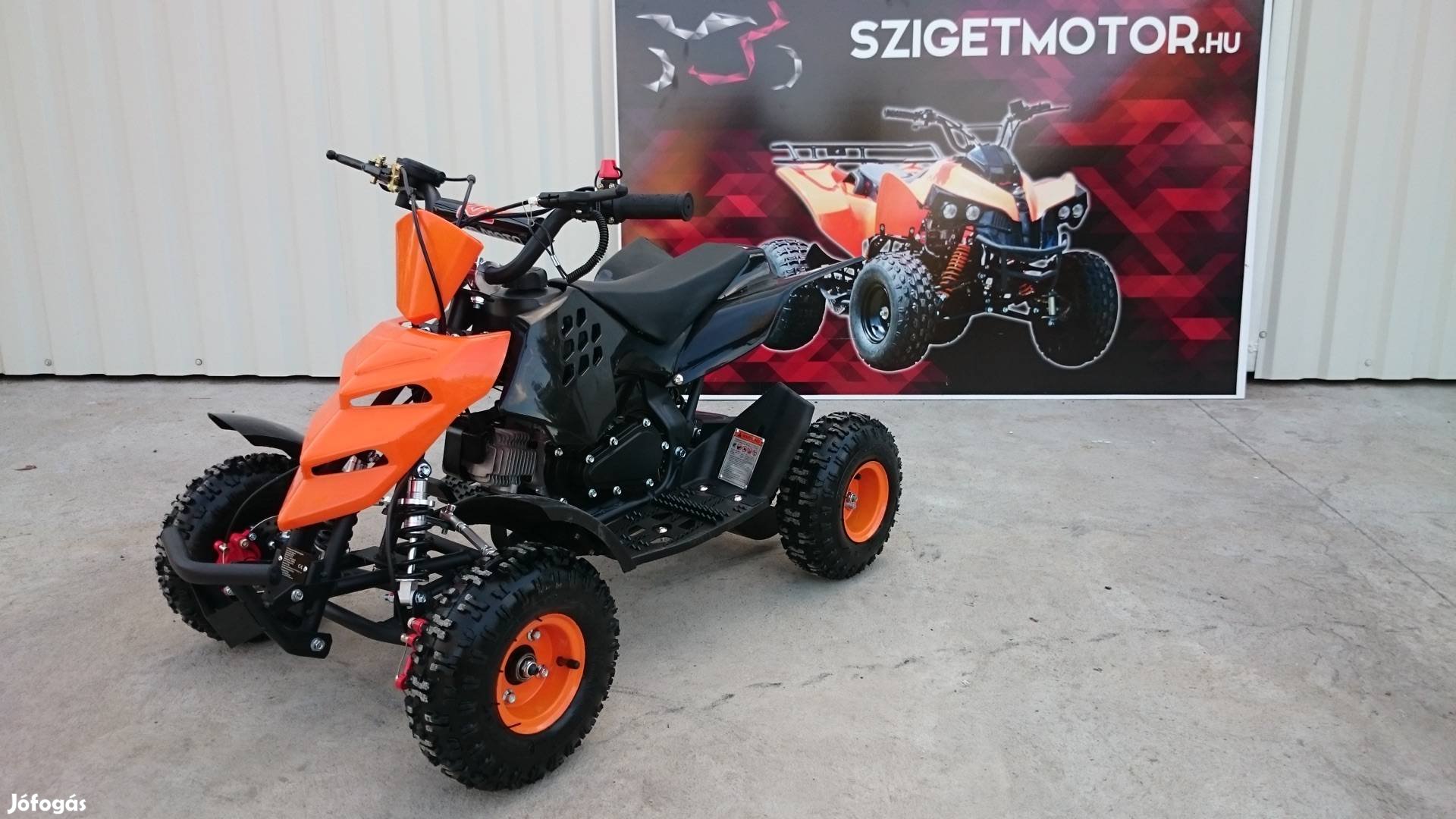 Kxd ATV M5-6" narancs 49cc gyerek gyermek quad cross Sziget Motor