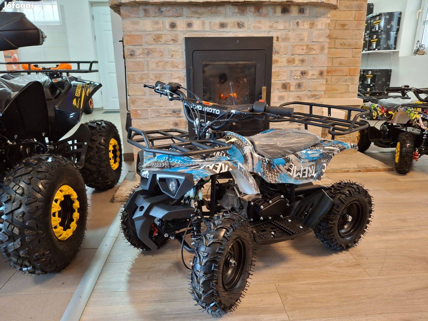 Kxd gyerek gyermek quad cross motor M8-6" E-start Sziget Motor!