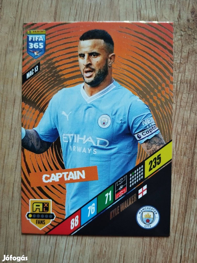 Kyle Walker (Manchester City) FIFA 365 2024 FANS Captain focis kártya