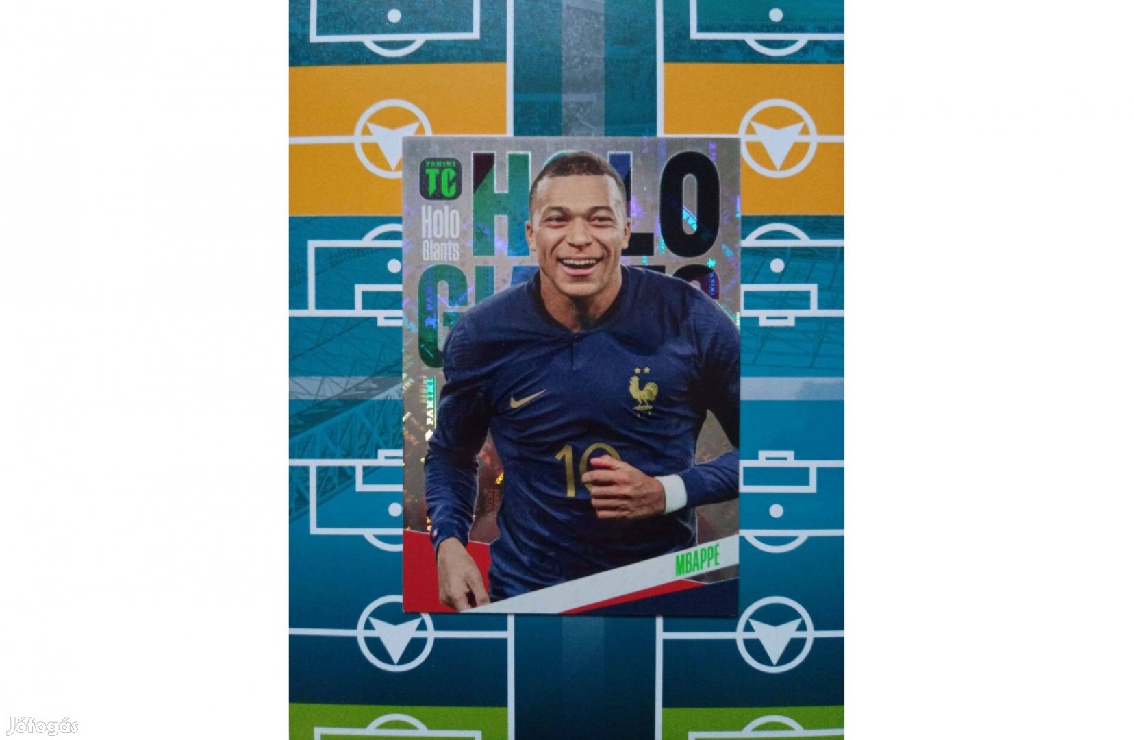 Kylian Mbappé Holo Giant Panini Top Class 2024 focis kártya