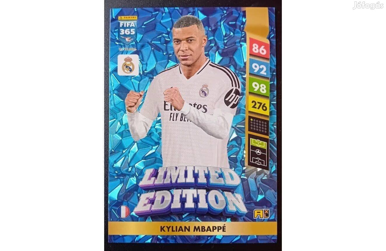 Kylian Mbappé Real Madrid XXL focis kártya Panini FIFA 365: 2024-2025