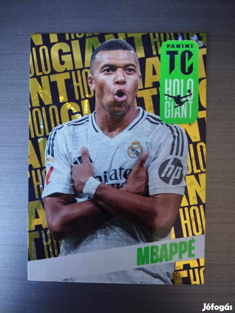 Kylian Mbappé (Real Madrid) Holo Giant Top Class 2025 focis kártya