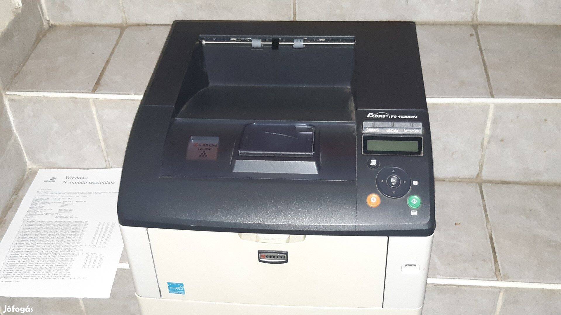 Kyocera Ecosys FS-4020DN A4-es kétoldalas hálózati