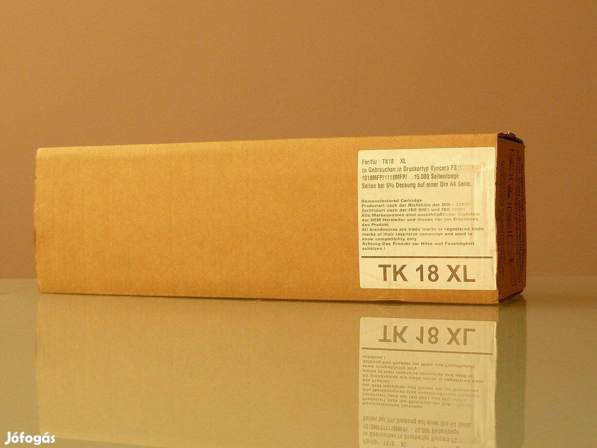 Kyocera TK18 toner , TK-18 toner 7200 oldalra elegendő 3810