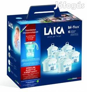 LAICA 6 db-os bi-flux univerzális szűrőbetét Laica Stream Line fehér