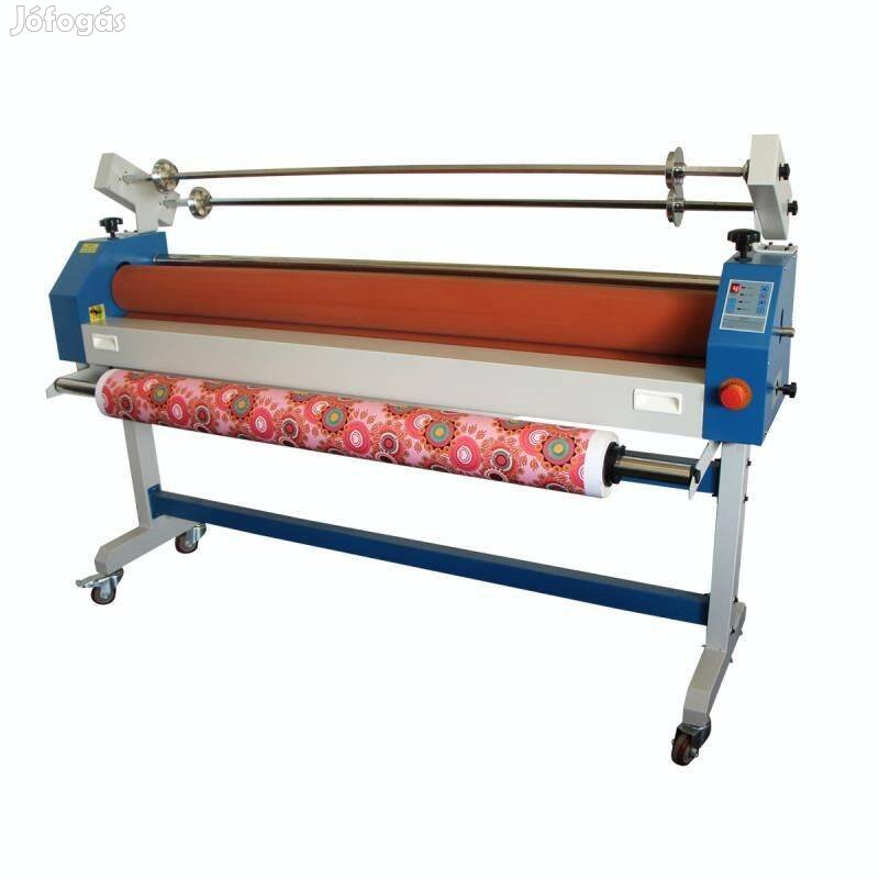 LAM-1600A hideg lamináló kasírozó 1.6m gépi kézi kép fóliázás Gepethu