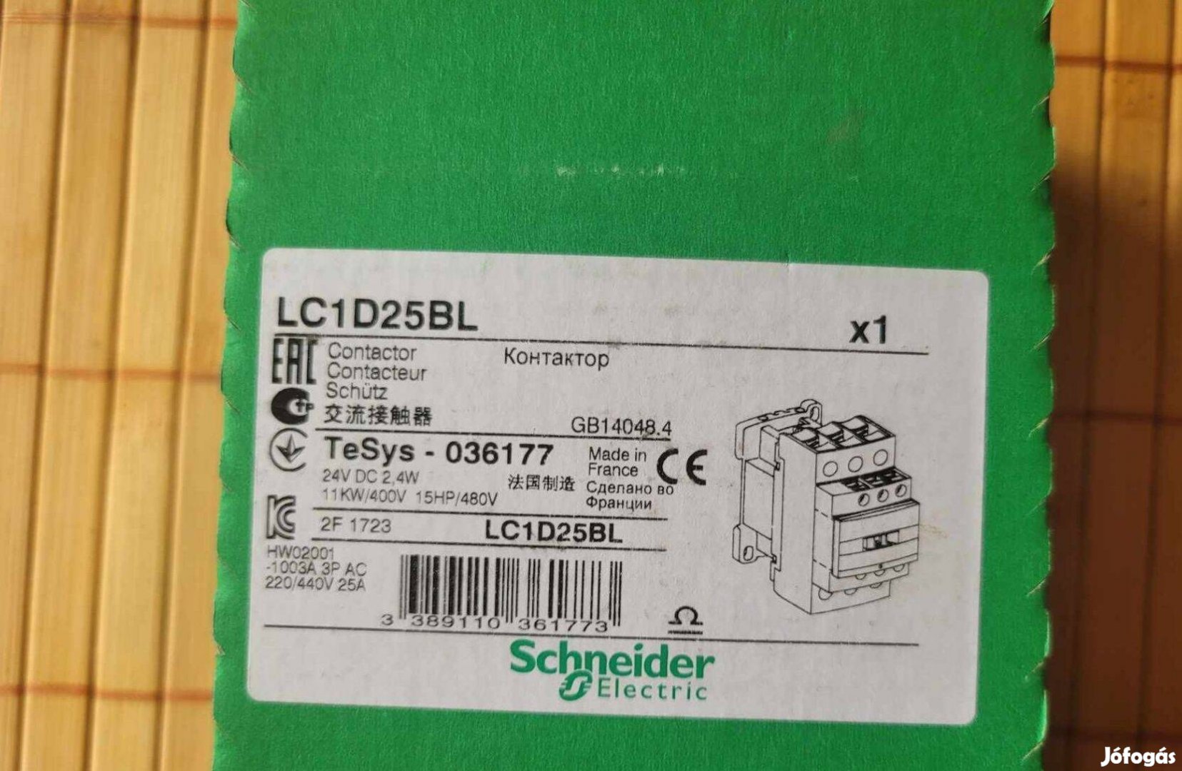 LC1D25BL Mágnes kapcsoló /Schneider/