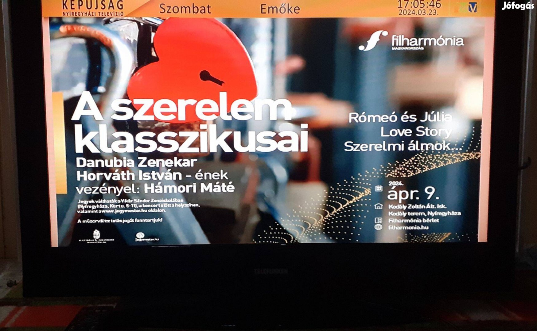 LCD TV televízió 32" Full Hd Telefunken Árcsökkenés