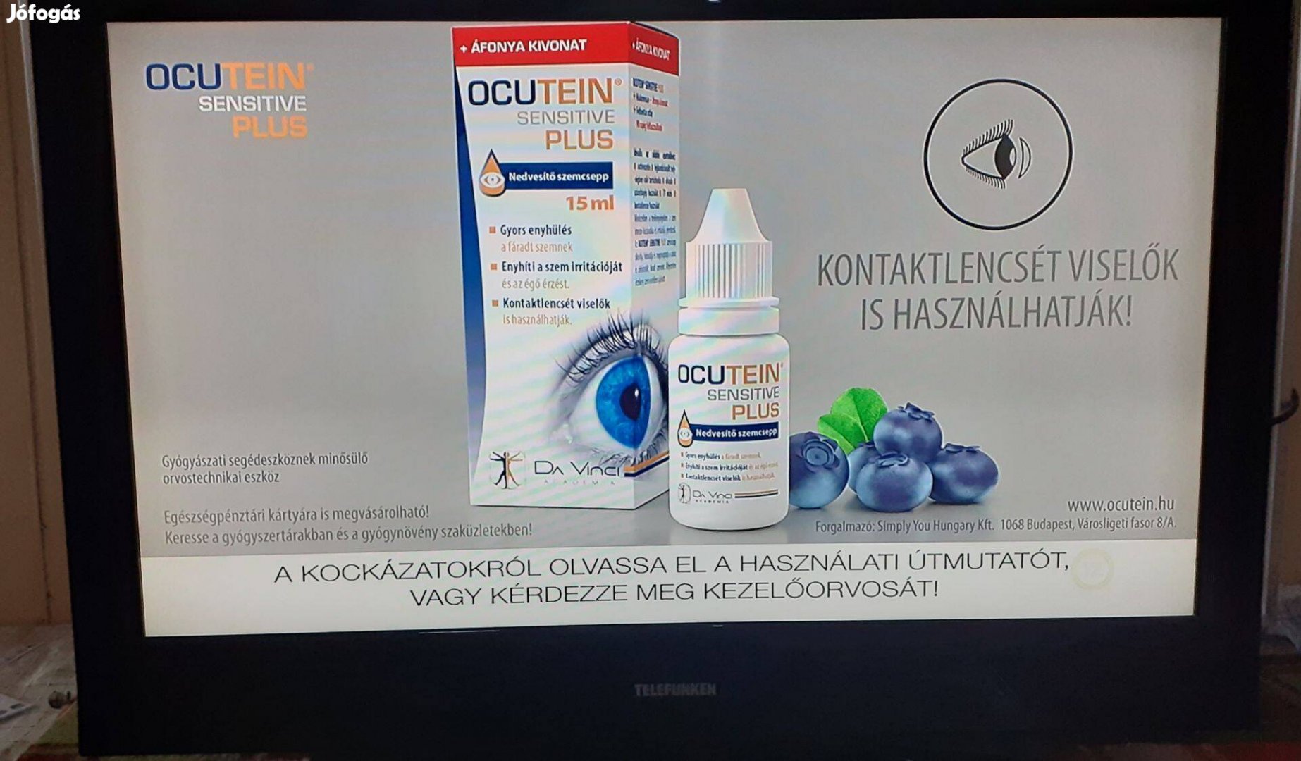 LCD TV televízió 32" Telefunken Árcsökkenés