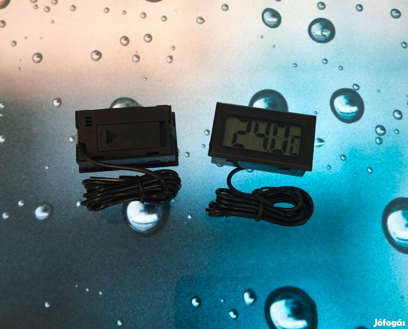 LCD kijelzős digitális hőmérő -50-110 fokig, elemmel együtt (Új)