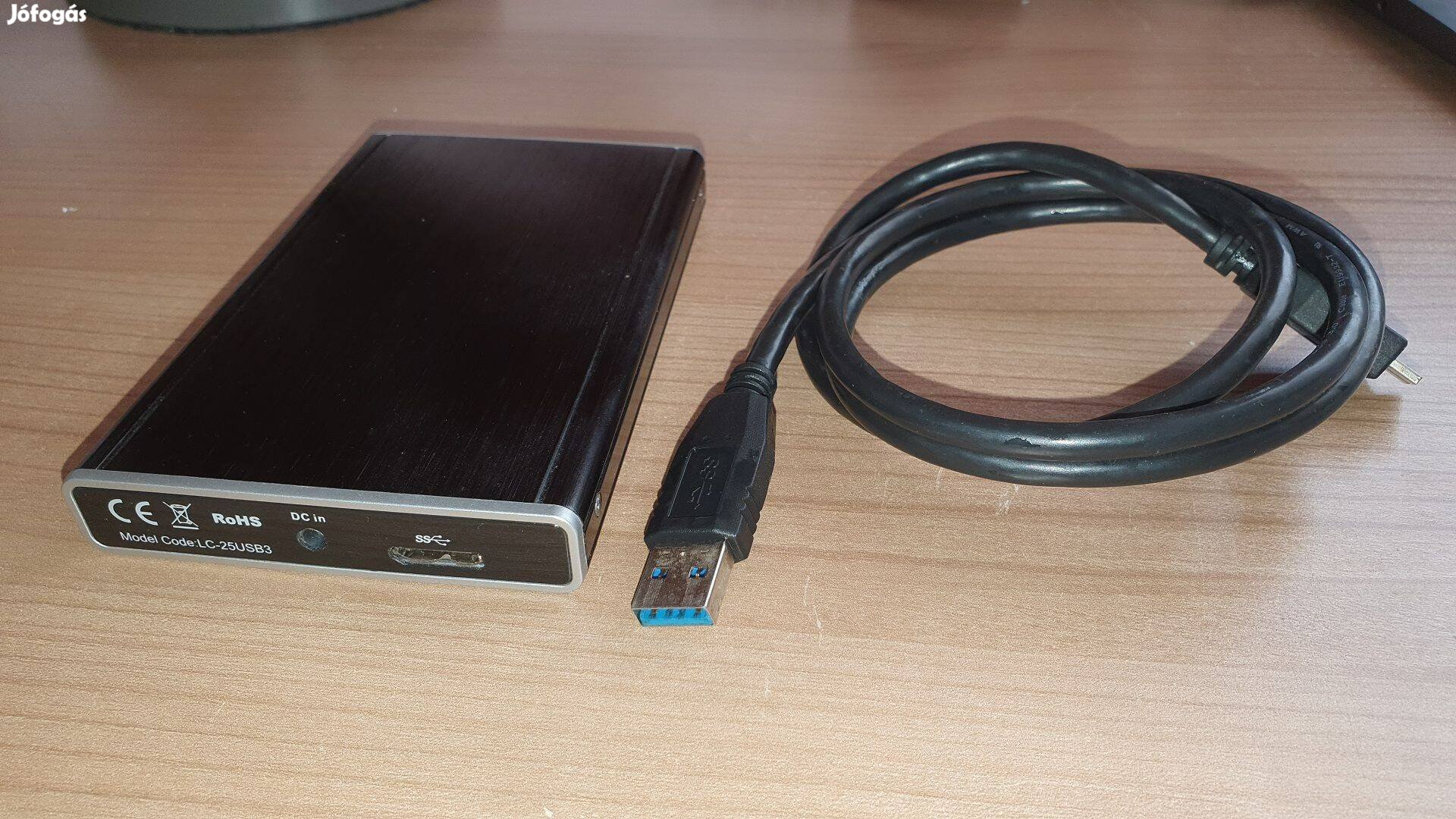 LC-Power 2,5" USB3 merevlemez ház