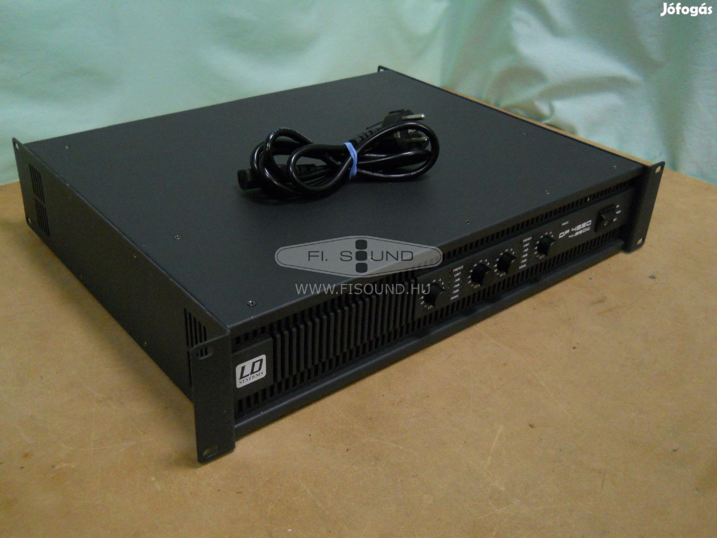 LD System DP 4950 , 2x950W,2-16 ohm,sztereo végfok erősítő