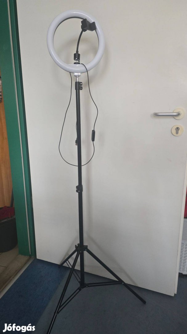 LED Dimmelhető lámpa állvánnyal és tartóval a vlogozáshoz