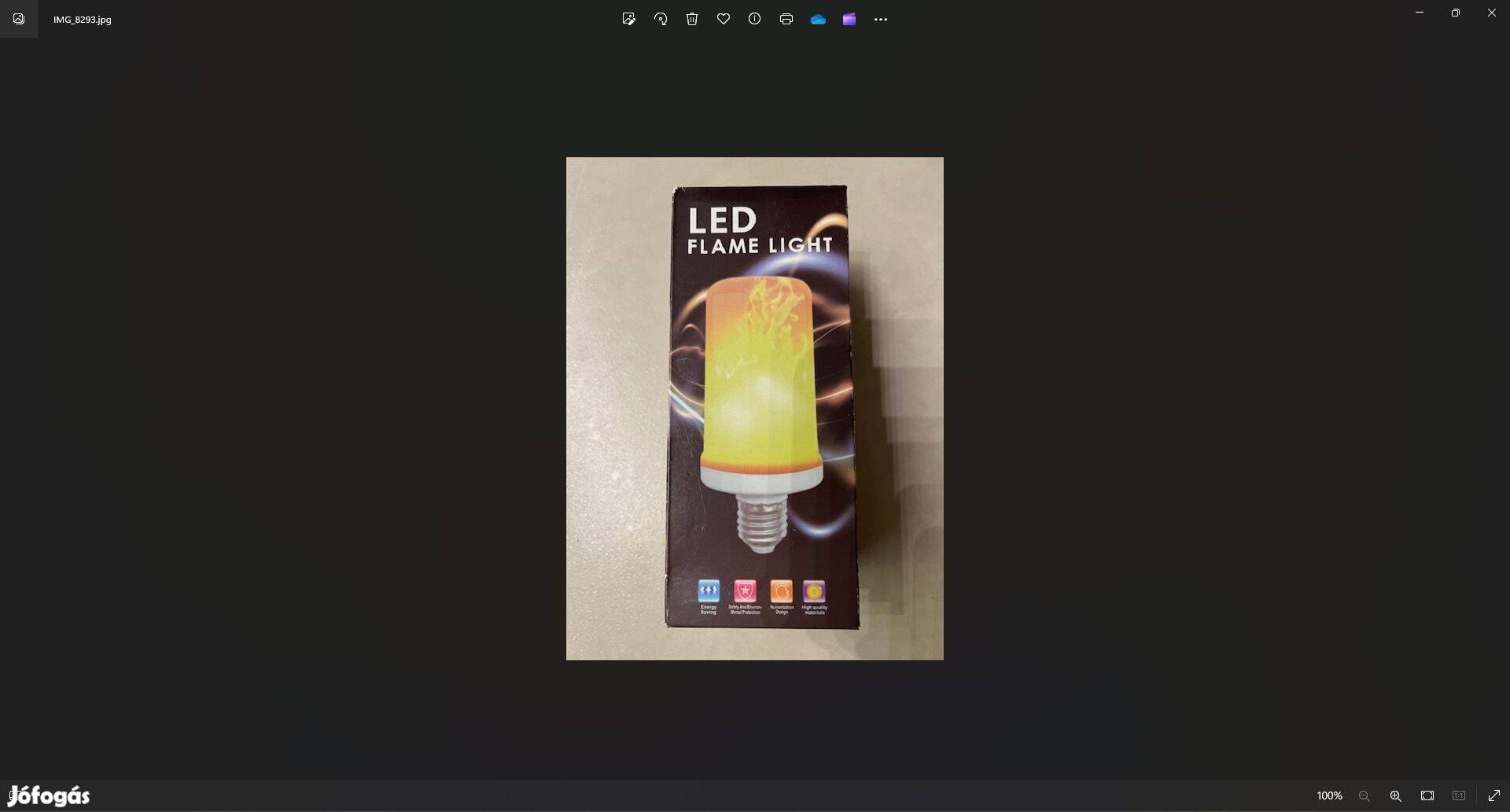 LED Flame - láng hatású izzó - láng effekt - Új