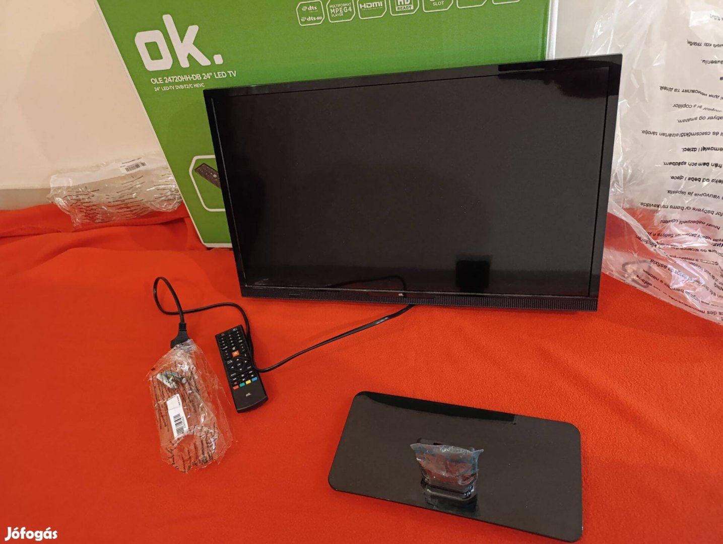 LED TV OLE 24" ok. színes tv eladó