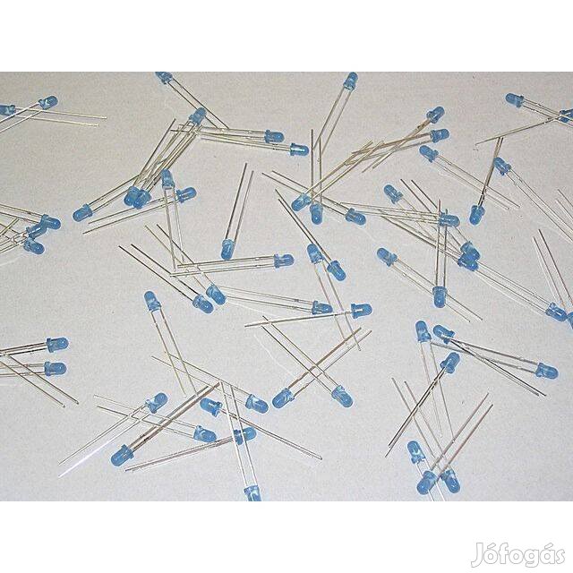 LED - 50db Kék LED, átmérő: 3mm