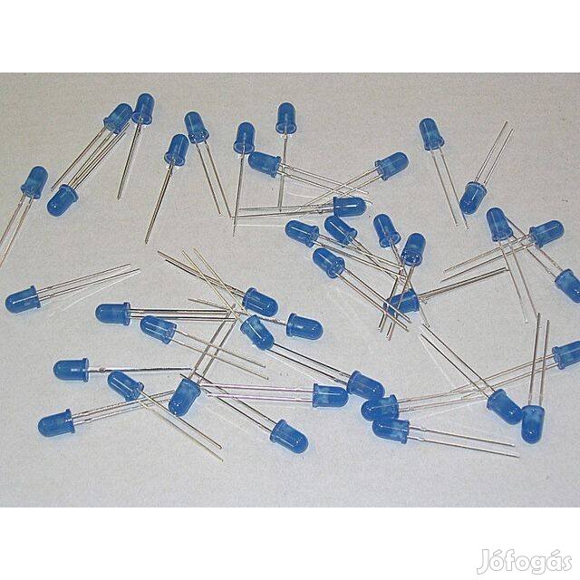 LED - 50db Kék LED, átmérő: 5mm