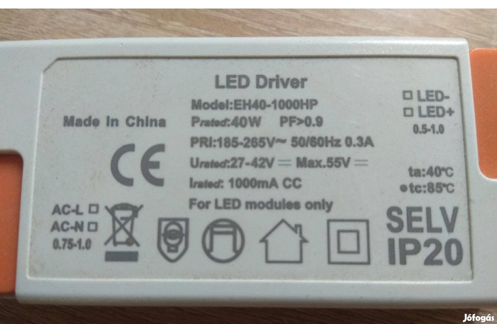 LED előtét 60W