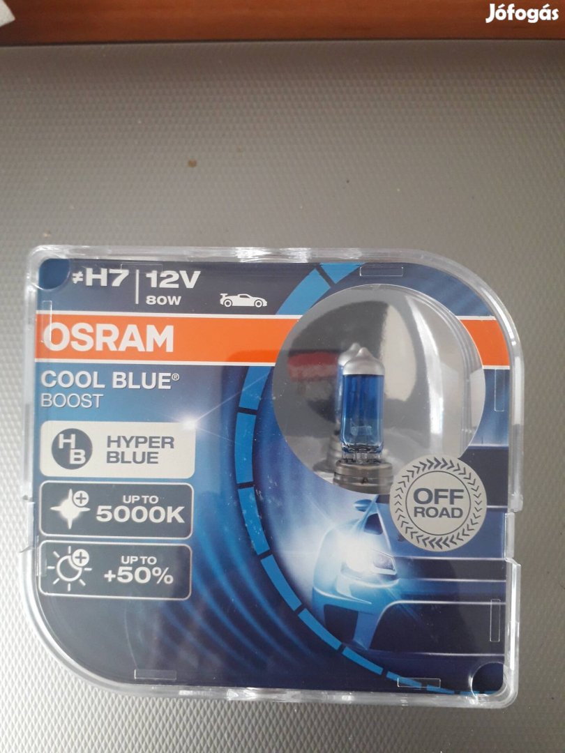 LED hatású Osram cool blue H7 halogen