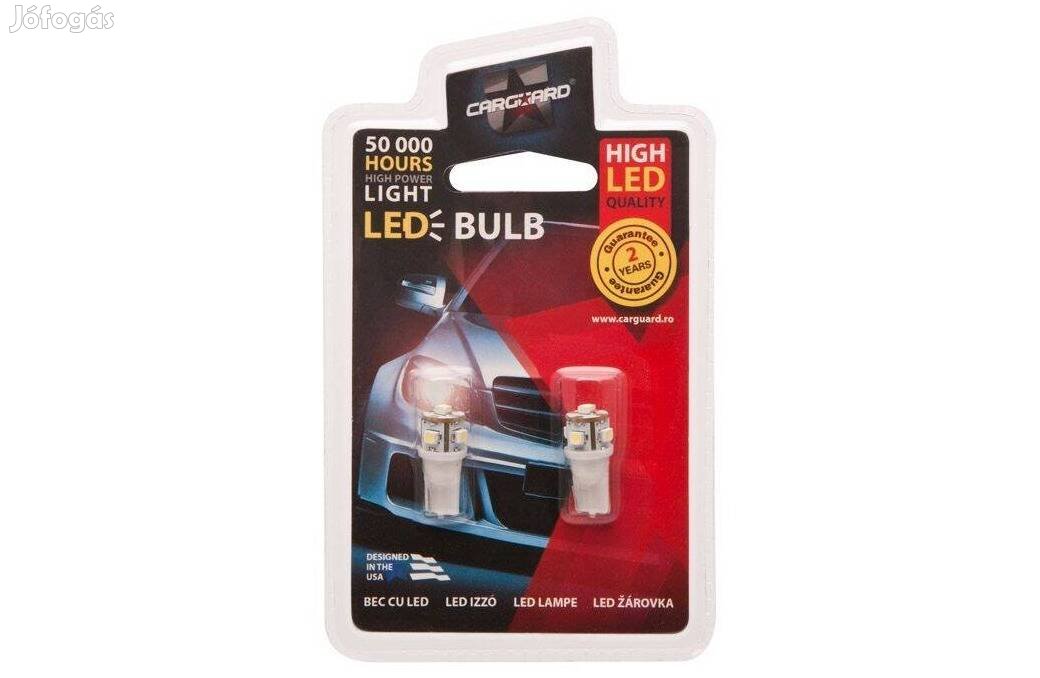 LED helyzetjelző izzó T10 5SMD 1,25W