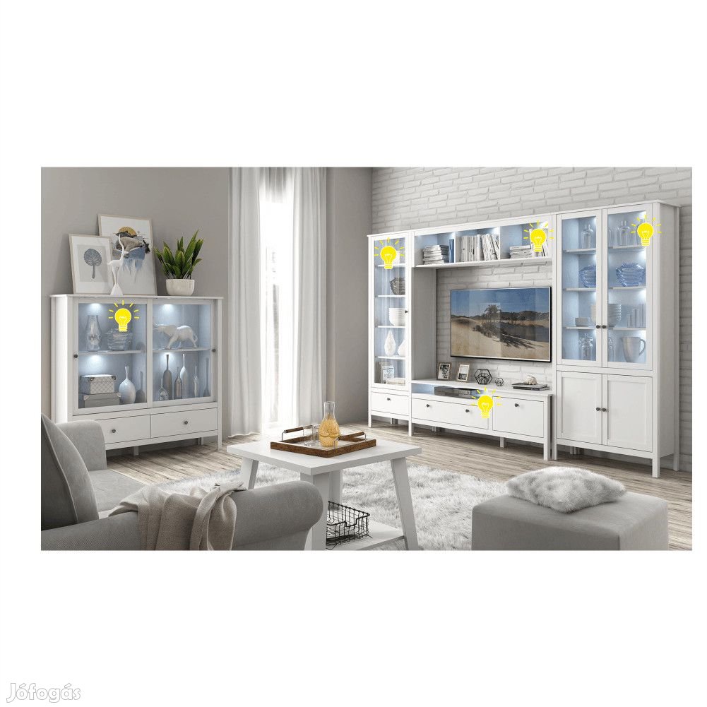 LED világítás, 3-pontos, fehér, OLJE, KOVER, HELIO, BORAS