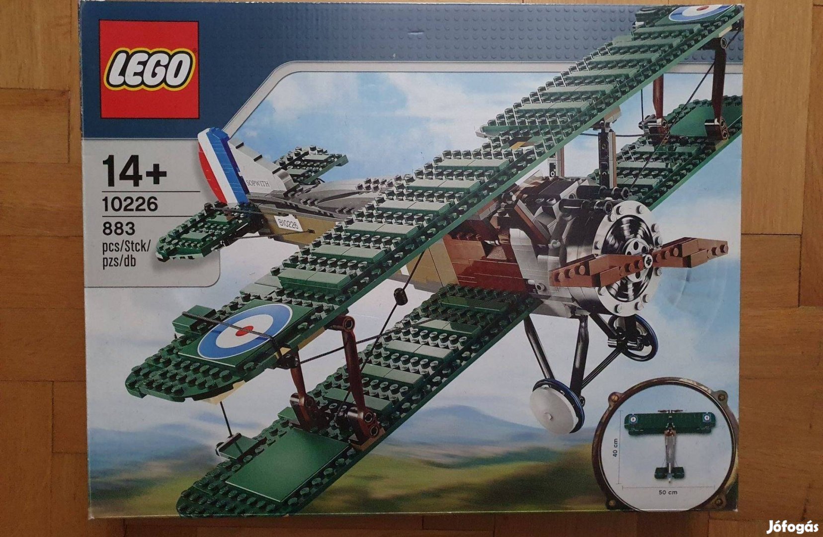 LEGO 10226 Sopwith camel repülő eladó - teljes dobozzal és leírással