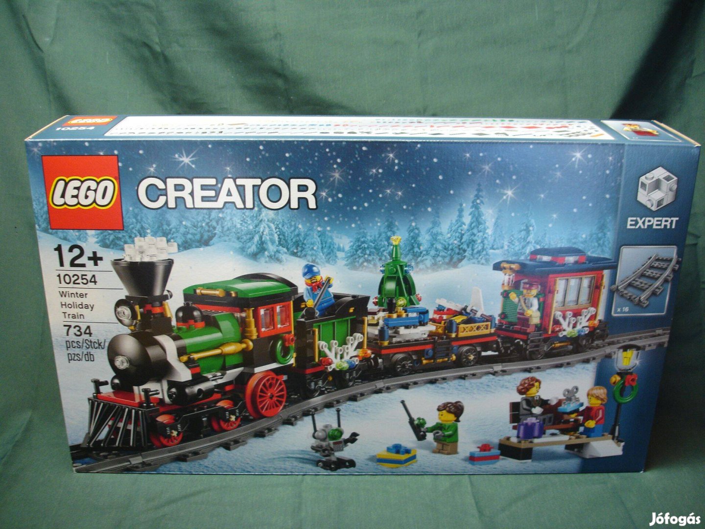 LEGO 10254 Karácsonyi vonat Creator Expert Téli ünnepi kisvasút Új