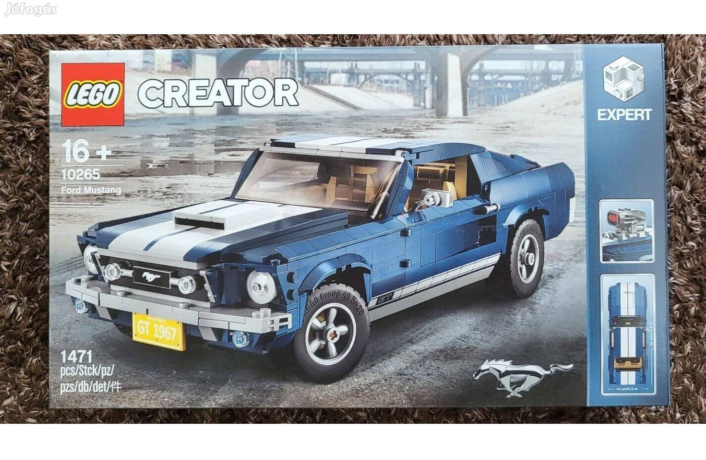 LEGO 10265 Ford Mustang GT 1967 Új, Bontatlan, Hibátlan