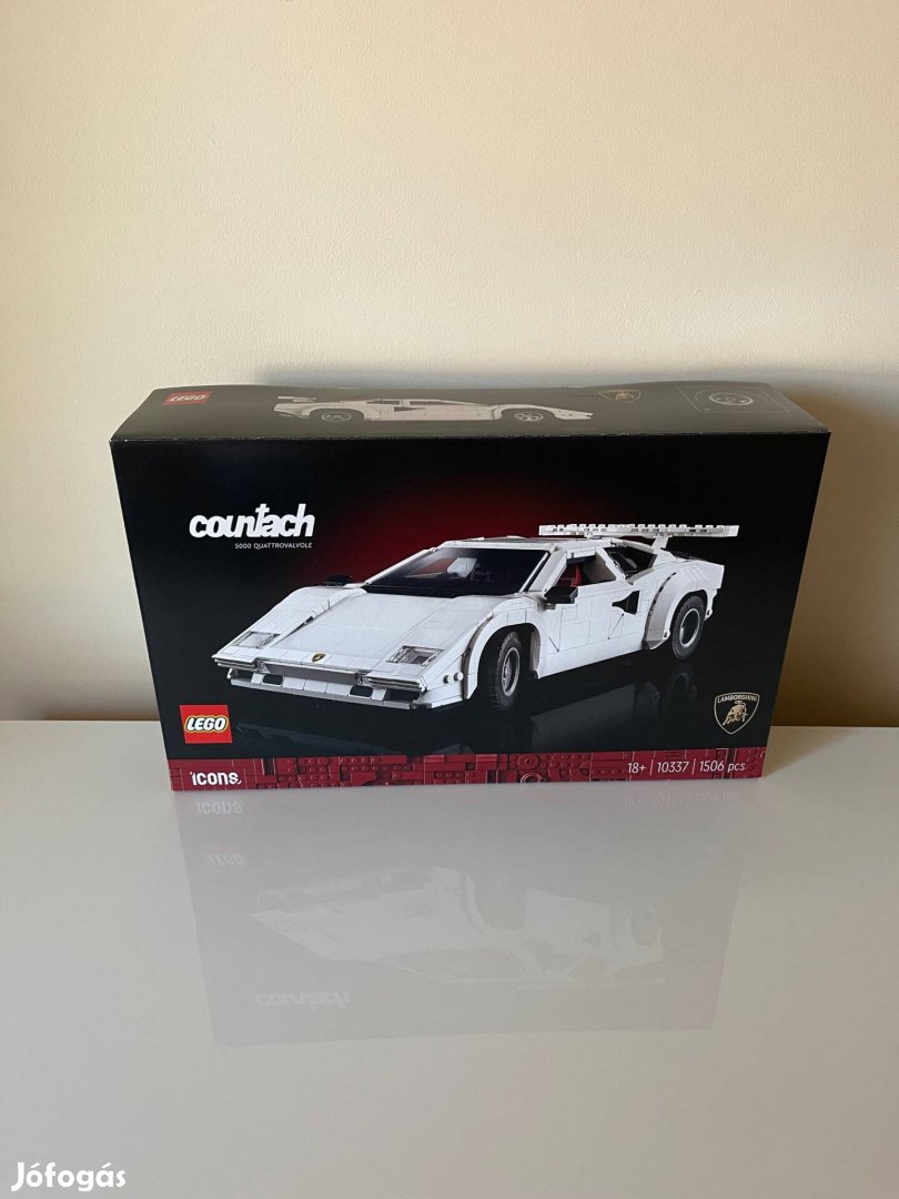 LEGO 10337 - Lamborghini Countach 5000 Quattrovalvole Új, Bontatlan!