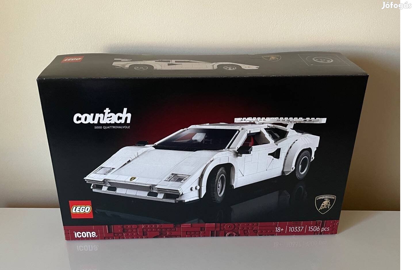 LEGO 10337 - Lamborghini Countach 5000 Quattrovalvole Új, Bontatlan!